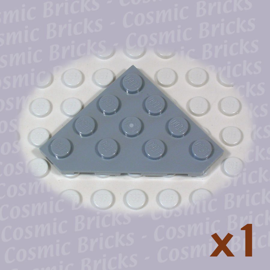 LEGO Tấm Đế 4x4 Vát Góc 45° Màu Xám Nhạt ID 4160560 30503
