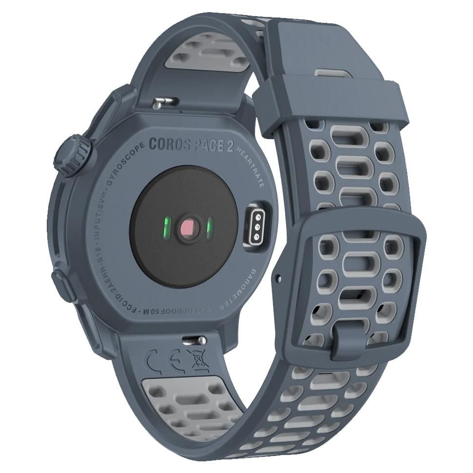 Đồng hồ chạy bộ, thể thao GPS COROS PACE 2 blue steel - Silicone band