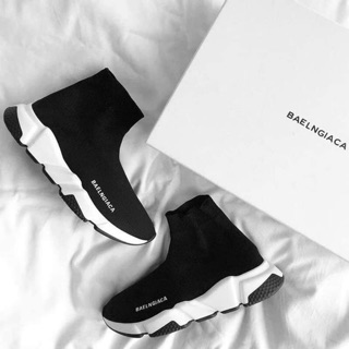 Ảnh thật + sẵn kho 💥💥Giầy thể thao sneaker balen speed đế đen nam nữ
