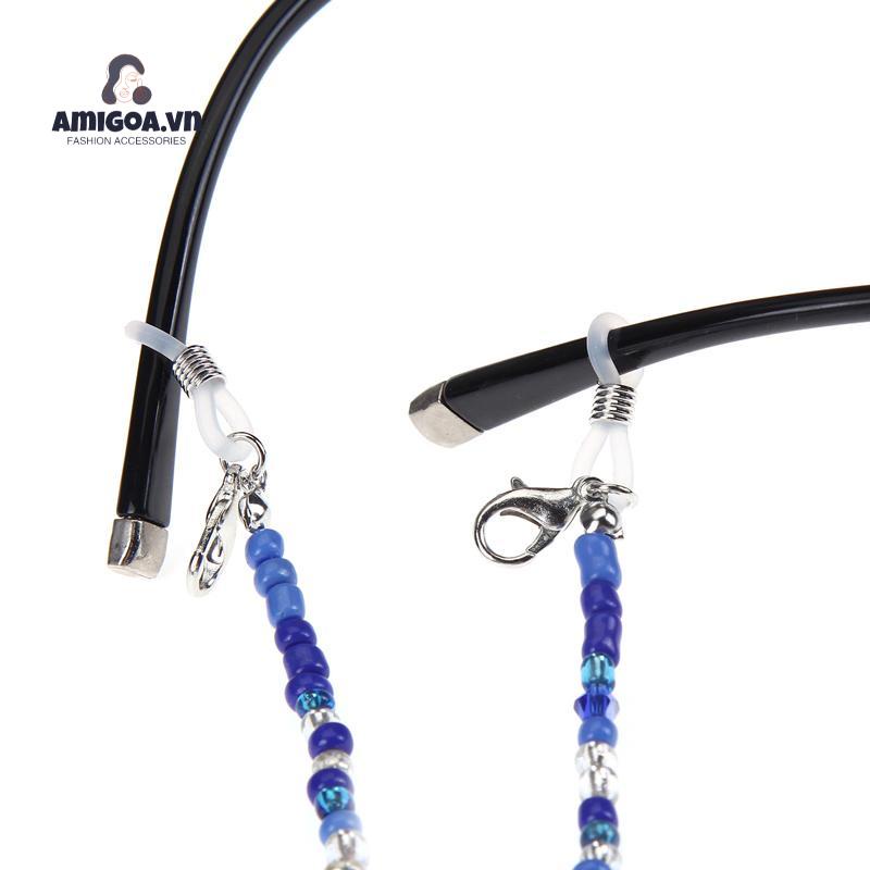 ✨✨Dây Đeo Mắt Kính Xỏ Hạt Gạo Nhiều Màu Chống Mất