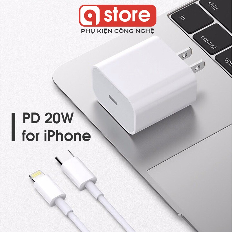 Bộ Củ Sạc Nhanh 20w Cho IP12 Promax,11/12/X/8 tablet táo Pin Dự Phòng Cáp Sạc Nhanh USB-C To
