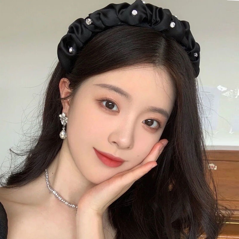 Băng Đô Cài Tóc Màu Đen Thời Trang Mùa Hè 2022