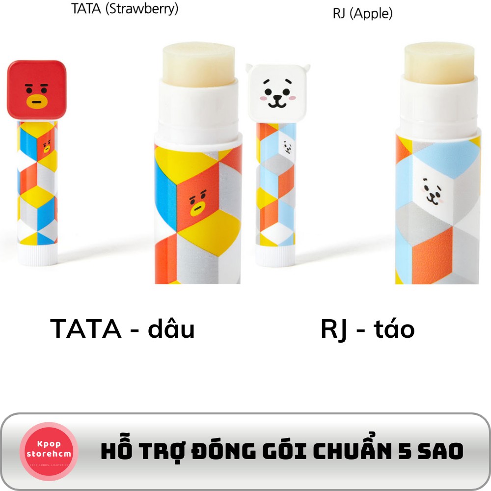 Son Dưỡng BT21 Figure Lip Balm BTS KPOPSTOREHCM chính hãng Hàn Quốc