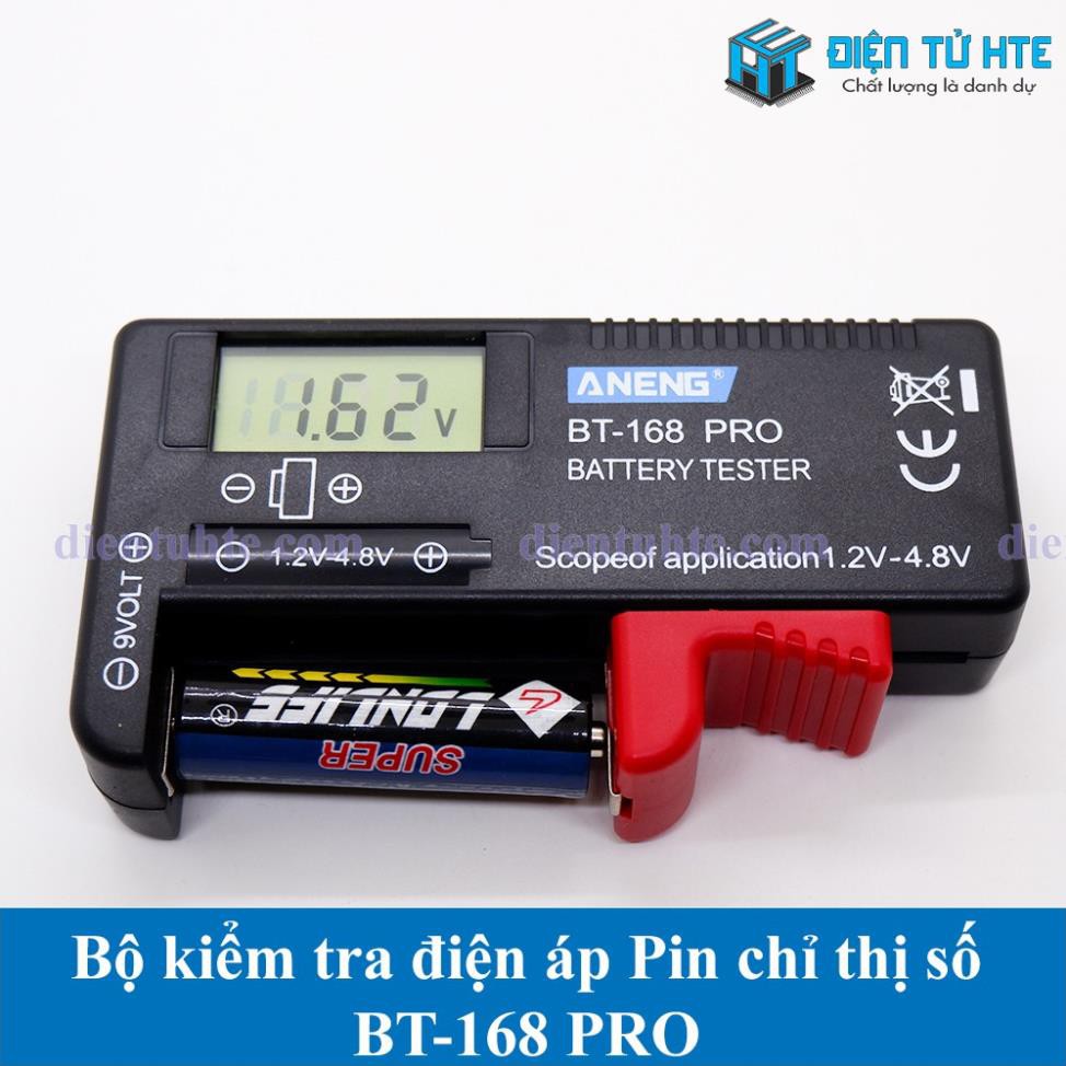 Bộ kiểm tra điện áp Pin BT168 BT-168 PRO chỉ thị số [HTE Quy Nhơn CN2]