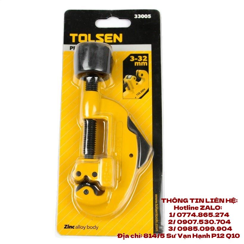 Dụng cụ dao cắt ống đồng phi 3 - 32 mm TOLSEN 33005 Thân bằng hợp kim kẽm - Chuyên vật tư điện lạnh điều hoà