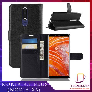 Bao da Nokia 3.1 Plus cao cấp có nắp gập và chống xem video tiện lợi