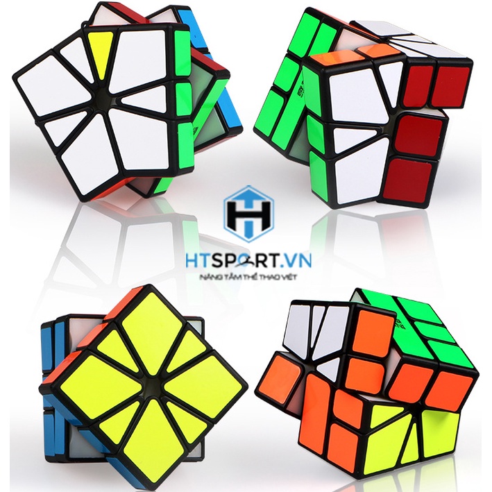 RuBik Biến Thể, Khối Rubik 3x3  QiYi Cube Biến Thể Viền Đen, Đồ Chơi Phát Triễn Trí Tuệ Xoay Trơn Mượt