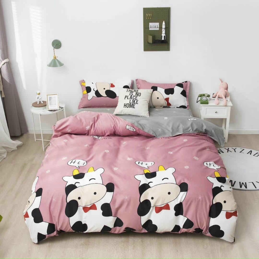 Bộ 5 MÓN VỎ CHĂN kèm ga chun vỏ gối ( kèm vỏ gối ôm ) cotton poly Hàng Xưởng nhiều mẫu mới | BigBuy360 - bigbuy360.vn