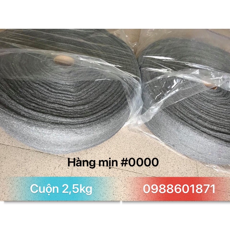 Bùi nhùi thép 2,5kg - Chính hãng - loại mịn - 4lớp - toả sáng siêu đẹp