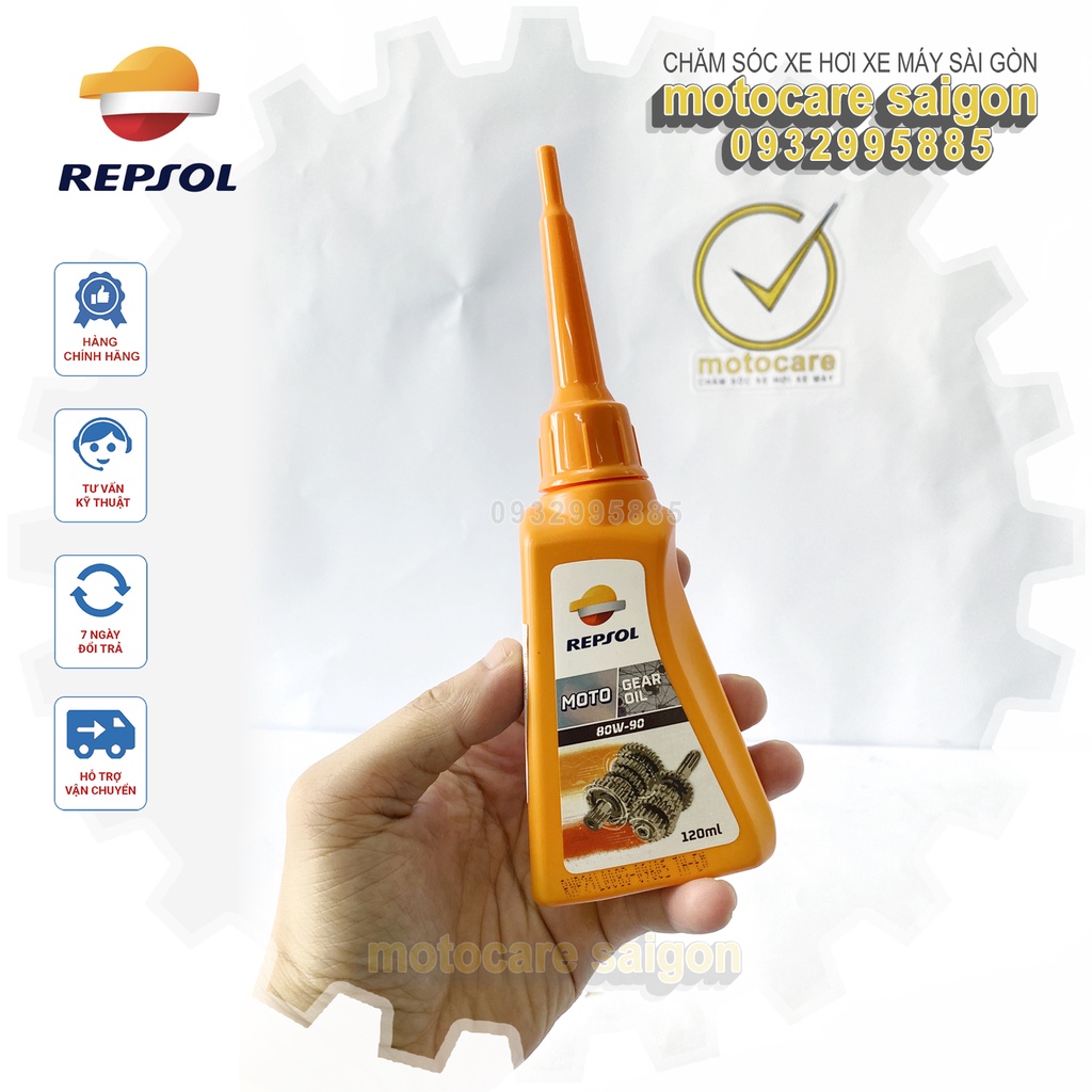 COMBO Nhớt Xe Tay Ga Repsol Matic 10W40 Và Nhớt Lap Hộp Số Repsol 120ml