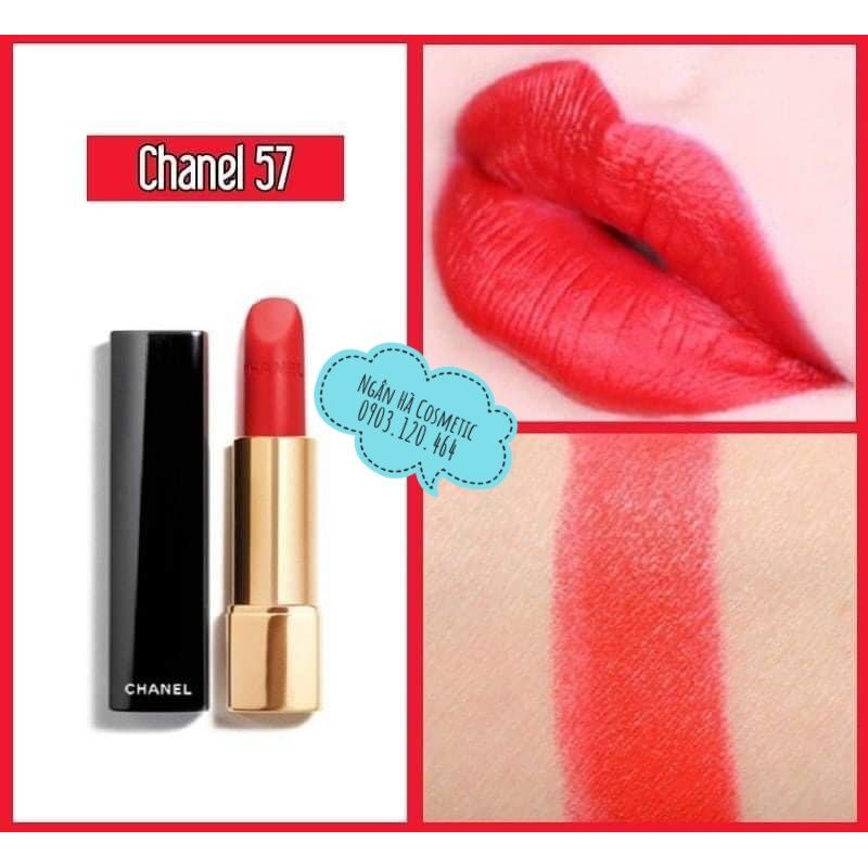 Son Chanel màu 57 Rouge Feu Đỏ cam {chuẩn auth} | BigBuy360 - bigbuy360.vn