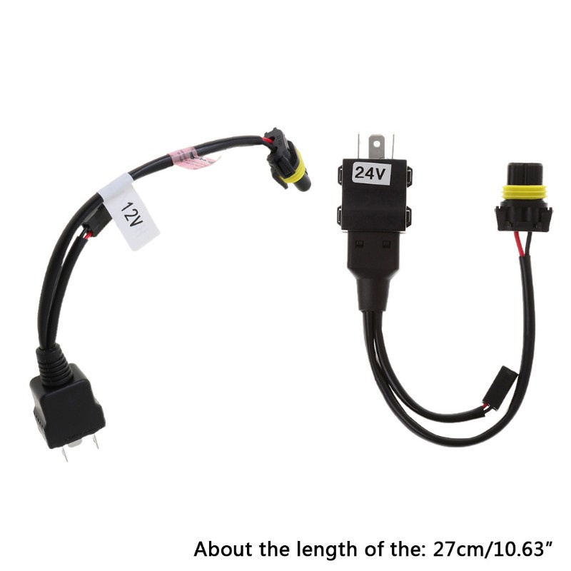 Dây cáp rơ le điều khiển bóng đèn H4 chùm tia xenon kép cao thấp HID