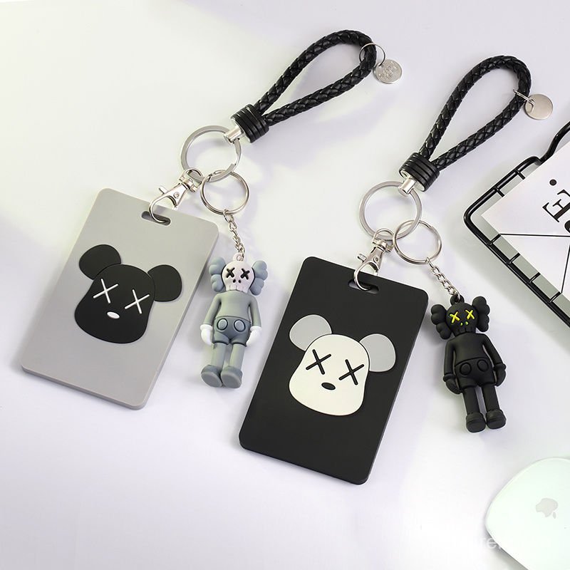 KAWS Bao Da Đựng Thẻ Họa Tiết Hoạt Hình Dễ Thương
