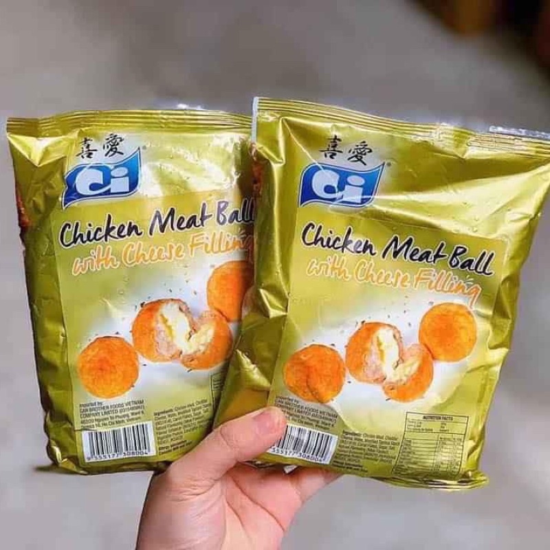 HOT-Gà Viên Nhân Phô Mai ~ Chicken Meat Ball nhập khẩu Malaysia 200g
