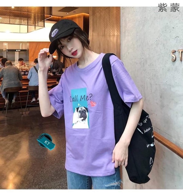Áo phông cún Call me KTH0919