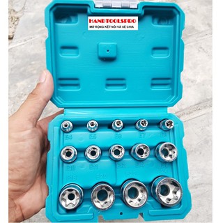 Bộ tuýp hình E 6 cạnh 14 chi tiết Total THKTETS0114