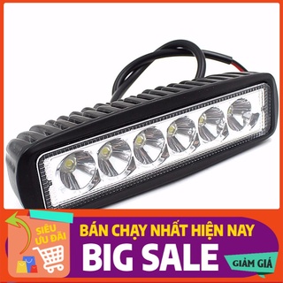 Đèn led trợ sáng 6 mắt 1 hàng runlai