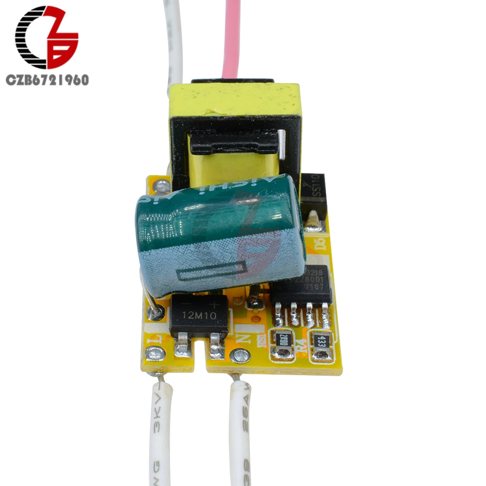 AC 110V 220V 3W LED Driver Power Supply Transformer Module Light Driver Voltage Converter Regulator for LED Ceiling Downlight