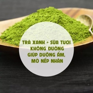 100gr Bột trà xanh Thái Nguyên, bột đậu đỏ thủ công