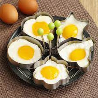 Khuôn Tạo Hình Làm Bánh, Chiên Trứng Bằng Inox Với Nhiều Hình Dễ Thương - Giao Hình Ngẫu Nhiên