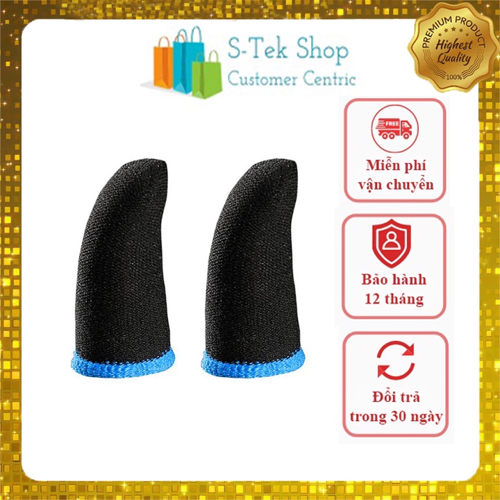 Găng tay chơi game sợi bạc cao cấp chống mồ hôi co giãn tốt tăng độ nhạy cảm ứng