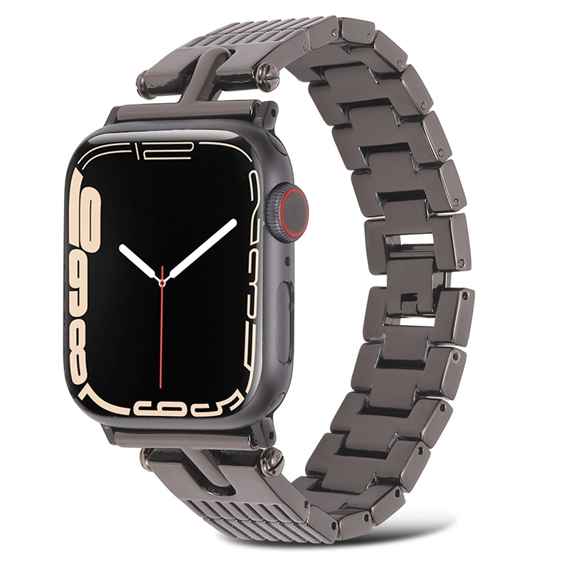 Dây Đeo Kim Loại Cho Đồng Hồ Thông Minh Apple Watch 40mm 41mm 45mm 38mm 42mm 44mm Iwatch Series 7 Se 6 5 4 3