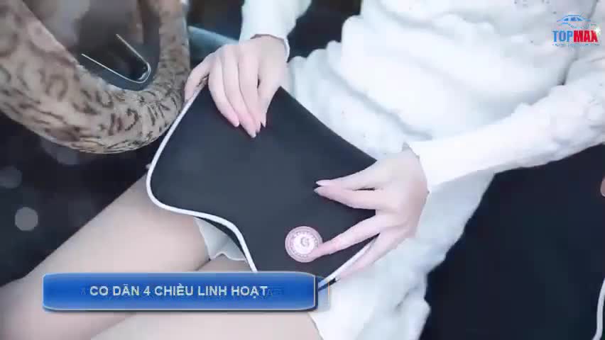 Gối tựa đầu ô tô, tựa lưng xe ô tô, xe hơi TOPMAX chất liệu cao su non hoạt tính cao cấp. | BigBuy360 - bigbuy360.vn