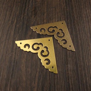 Ke Góc Vuông - Ke Góc Vuông Họa Tiết Vàng Nhạt - 45x45 Bộ 2 Cái