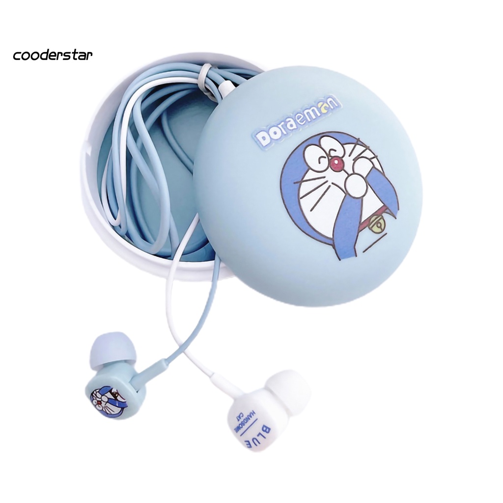 Tai Nghe Nhét Tai Cood 3.5mm Chống Ồn Thiết Kế Dễ Thương Cho Điện Thoại