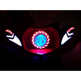Đèn bi cầu LED Projector Lens H14 (12v-18w):