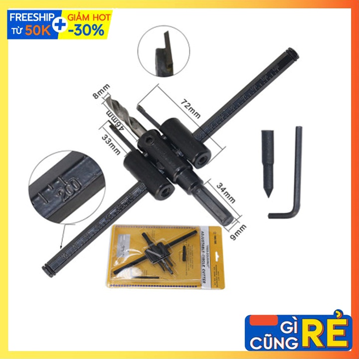 Bộ mũi khoét lỗ thạch cao 200mm