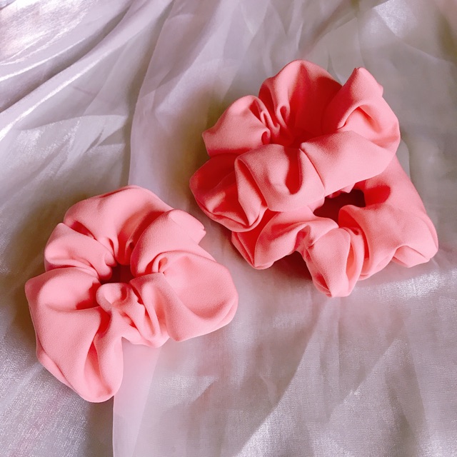 Scrunchies màu paster dễ thương