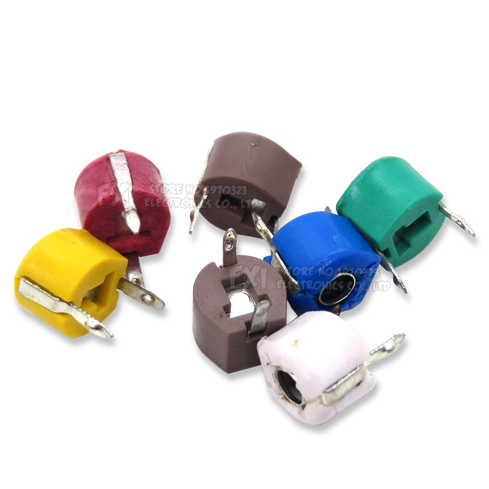 Set 10 Tụ Điện JML06-1 - 5 / 10 / 20 / 30 / 40 / 60PF 6mm JML06-1 5PF ~ 120PF DIP Chuyên Dụng