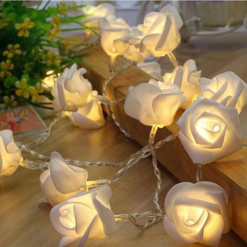 Đèn Trang Trí 💡💡💡 Dây Đèn Led Trang Trí Hoa Hồng Tình Yêu Cắm Điện
