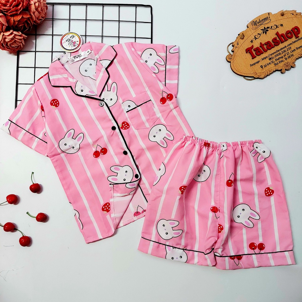 030 [11-45kg] Bộ pijama đùi bé trai - bộ pijama cộc tay cho bé trai bé gái vải kate thái cao cấp