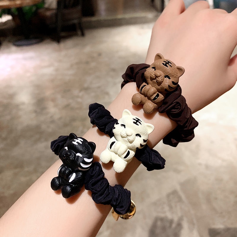 Dây buộc tóc cao su họa tiết hoạt hình dễ thương phong cách Hàn Quốc cho nữ