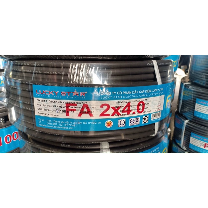 Dây tròn xám FADACO FA 2 , 3 lõi