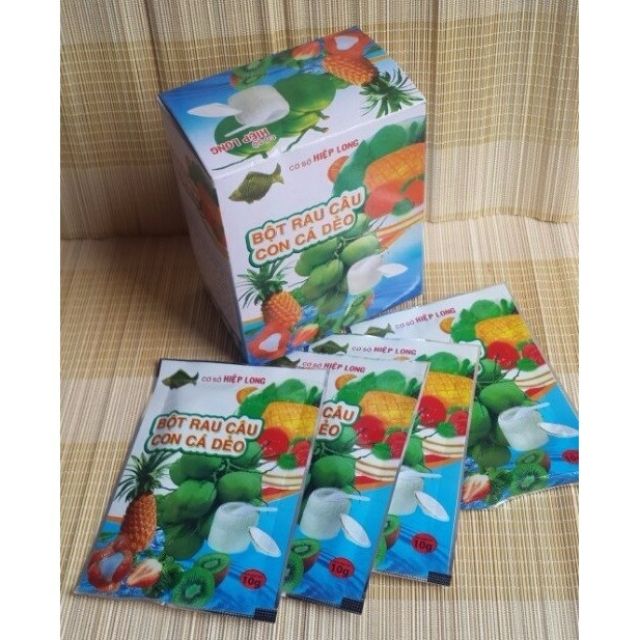 Bột rau câu con cá dẻo