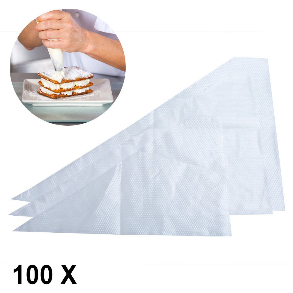 EPOCH Set 100 Túi Bắt Bông Kem Dùng Một Lần Tiện Dụng