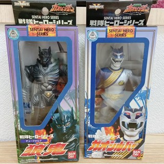 mô hình siêu nhân gao sói bạc quỷ sói gaoranger