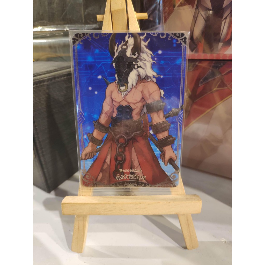 Thẻ bài bánh xốp Fate Grand Order FGO Asterios N - Tặng bọc bài nhựa bảo quản