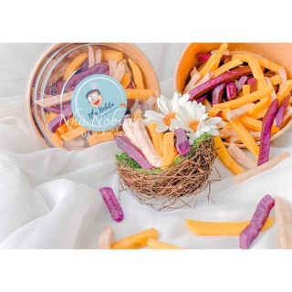 Khoai Lang Khoai Môn Sấy Giòn Nhà Nobita Healthy Ăn Kiêng Ức Chế Thèm Ăn Giúp Giảm Cân Túi 250/500gr