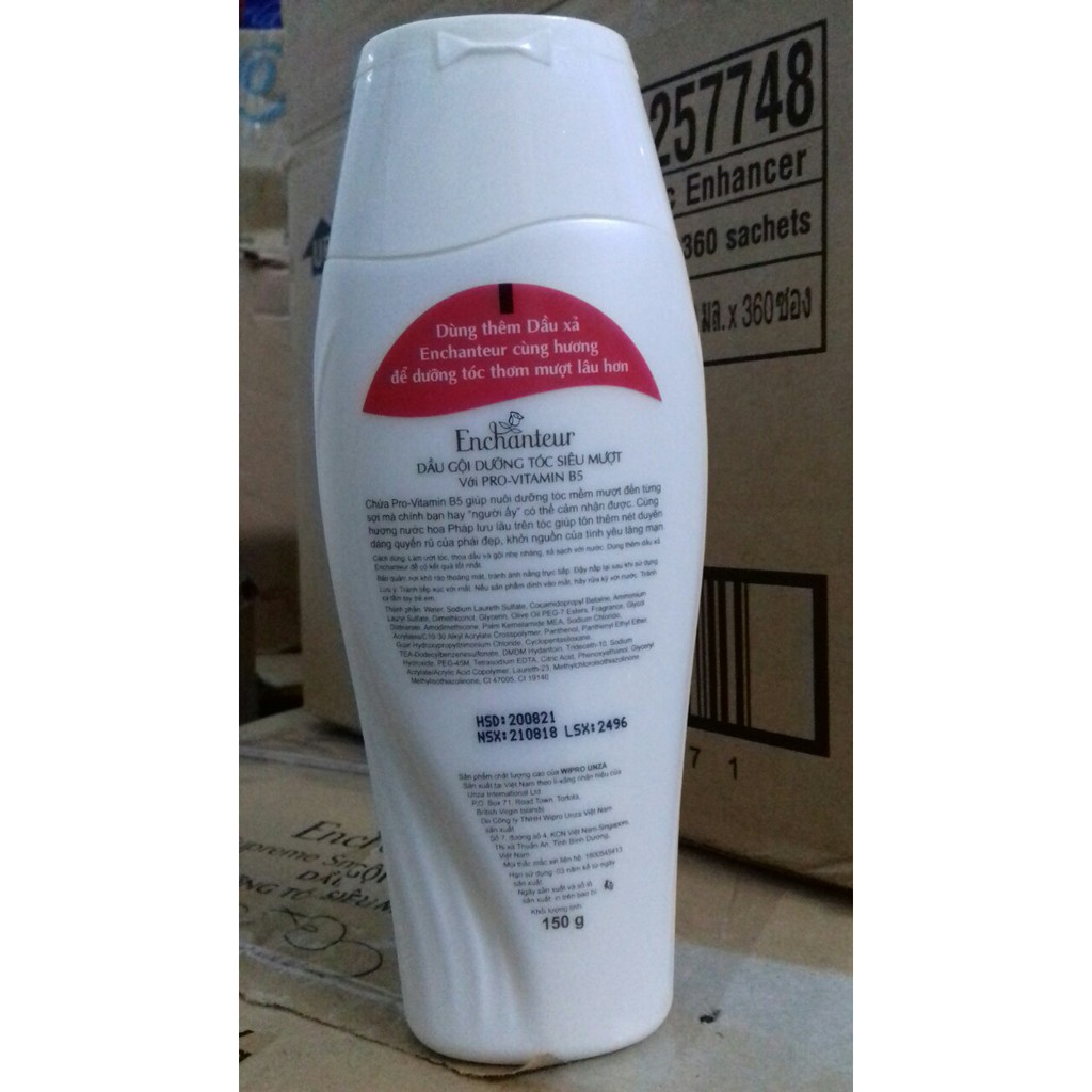 Dầu Gội Dưỡng Tóc Siêu Mượt Enchanteur Charming 150g (tím và vàng) | BigBuy360 - bigbuy360.vn