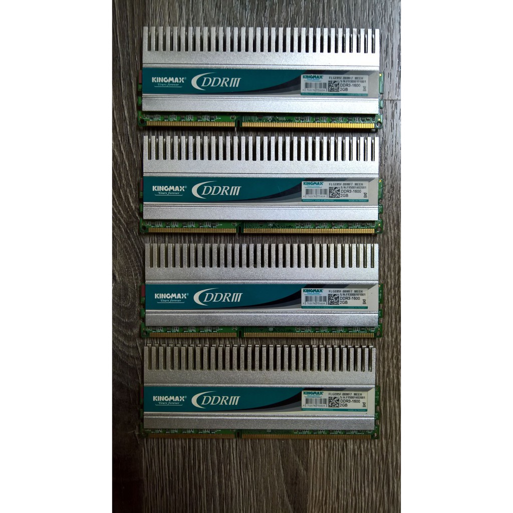 Bộ Kit Ram Kingmax 8GB DDR3 1600 (4x2Gb)