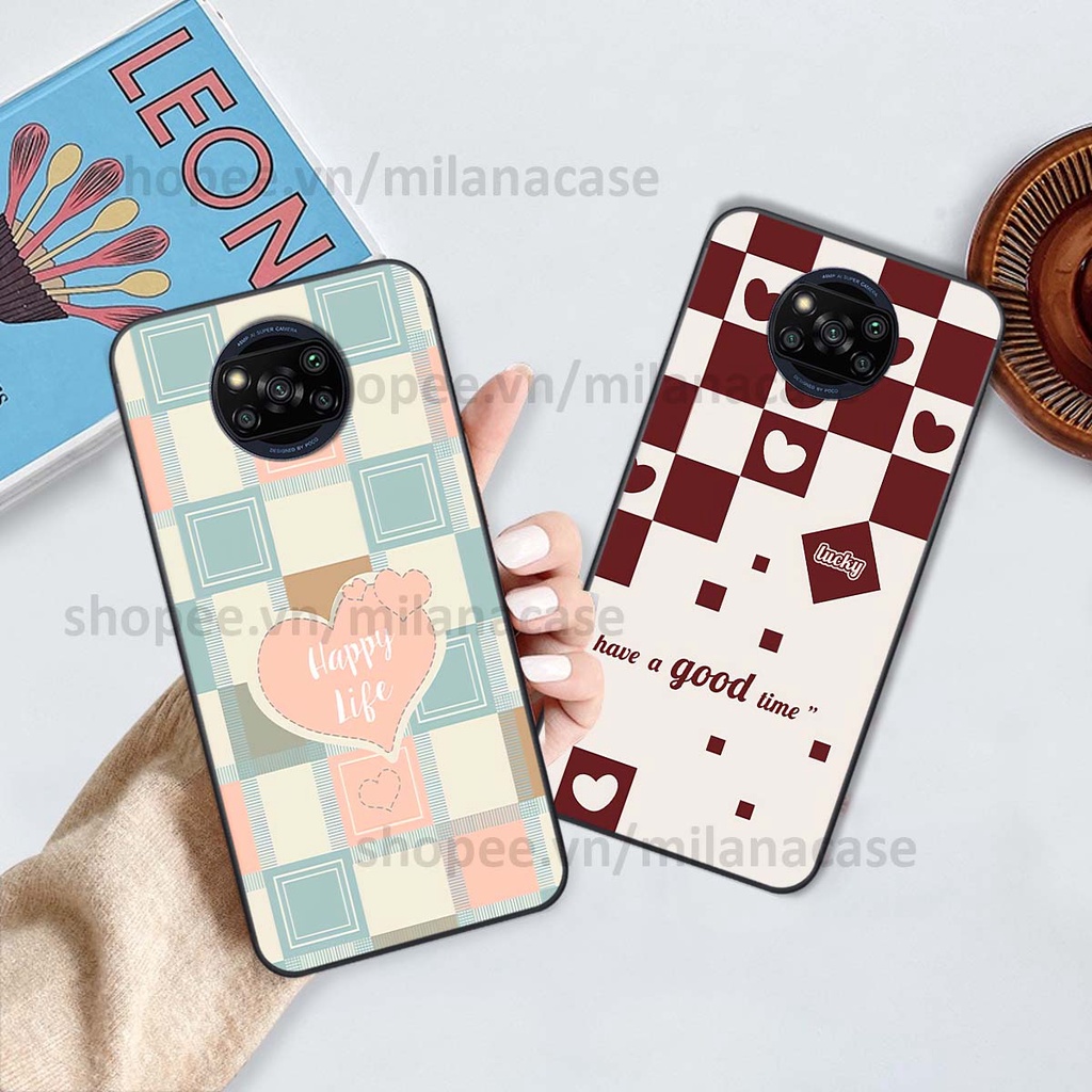 Ốp Xiaomi Poco X3 / Poco X3 Pro caro họa tiết nhiều màu sắc siêu đẹp thời trang cá tính