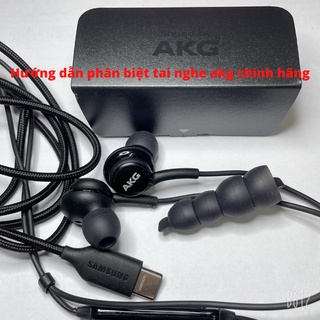Tai nghe có dây samsung akg type c note 10 note 20 s21 chính hãng, tai phone nhét tai gaming - bh 12 tháng