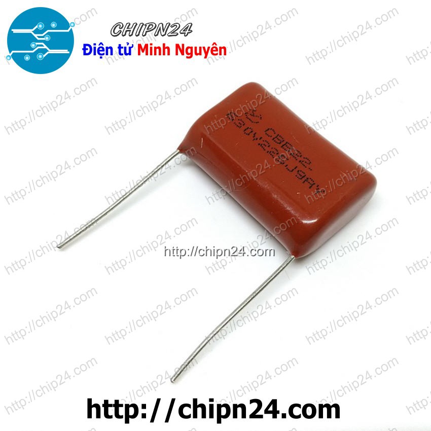 [2 CON] Tụ CBB 630V 225J (2.5uF) 25mm