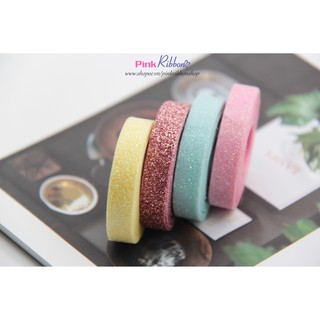 Cuộn 4M - Dây nhũ 1cm loại mỏng, dùng dán kẹp ,cài tóc, thắt nơ.