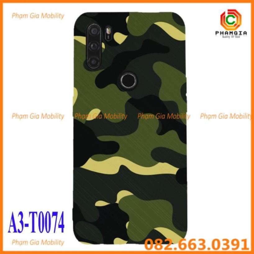 Ốp lưng ép kính Vsmart Active 3 in hình Camo, anime chất