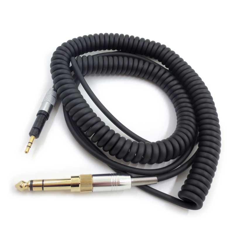 Dây Cáp Lò Xo Nối Tai Nghe 6.35mm Cho HD6 HD7 HD8 HD515 HD518 HD558 HD598 HD549